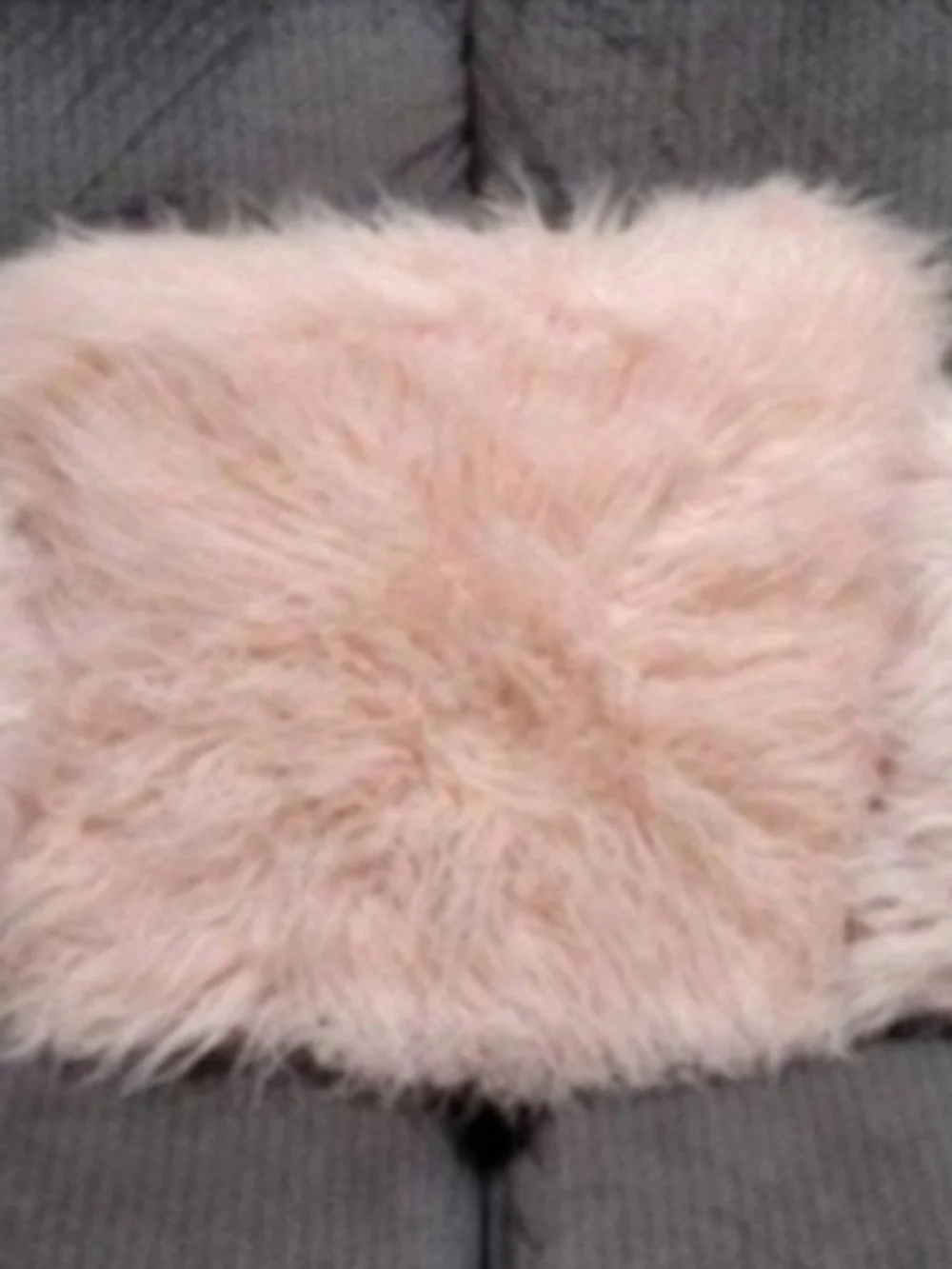 Fur Pillows Fur Pink Color (3 Total)